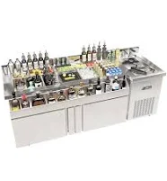 Lanbo International LanboPro Stainless Steel Dual Zone Wine Cooler - 153 Bottle Capacity