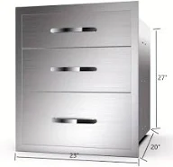 Outside kitchen, Stainless steel kitchen cabinets, Outdoor Kitchen Drawers 18
