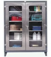 See Through Stainless Steel Cabinets