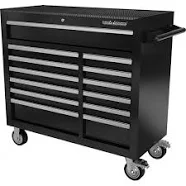 Pro-Source Steel Tool Roller Cabinet: 13 Drawers MPN:AT42131CG-03A