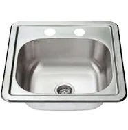 Fine Fixtures Top Mount Stainless Steel Single Bowl