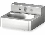 Linkasink C007-2  Hammered Large Square with 2 drain opening