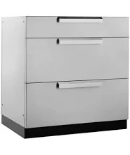 NewAge Products Outdoor Kitchen Stainless Steel 3-Drawer Cabinet