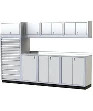 Strong Hold - 45-LD-243SS - Heavy Duty Storage Cabinet, Silver, 66 in H x 48 in W x 24 in D, Assembled