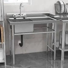 Stainless Steel Commercial Kitchen&Laundry Sink