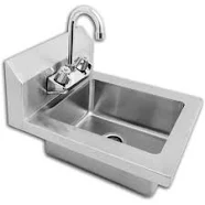 Mix Rite - MRS-HS-14 - Hand sink - Wall-mount design with 8'' backsplash - Lead Free Faucet Included - NSF