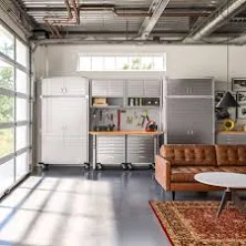 NewAge Products Bold 3.0 Series 3-Piece Garage Cabinet Set with Slatwall