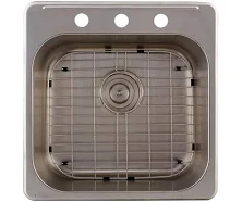 38.5'' L Drop-In Single Bowl Stainless Steel Kitchen Sink DAX