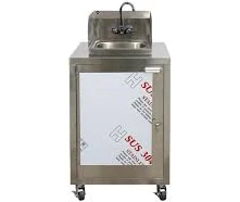 Cooler Depot 24 in. x 22-in. Stainless Steel 1-Basin Portable Sink Hand Wash Station Sink in Stainless