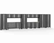 Newage Products Bold Series Black 7 Piece Cabinet Set