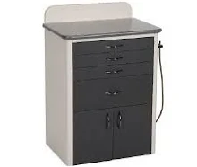 Classic CSC LX - Treatment Cabinet Stainless Steel 4 Drawers - 03-6160-L by Jedmed Instrument Company