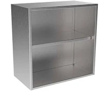 Stainless Steel Open Wall Cabinet, 24