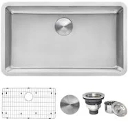 Ruvati 31-inch Undermount Kitchen Sink 16 Gauge Stainless Steel Single Bowl RVM5931