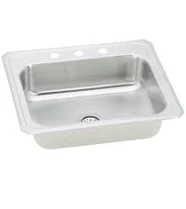 Elkay CR3122X 20 Gauge Stainless Steel 31' x 22' x 6.875' Single Bowl Top Mount Kitchen Sink