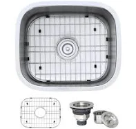 Ruvati 21-inch Undermount 16 Gauge Stainless Steel Kitchen Sink Single Bowl RVM4131