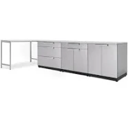 NewAge Outdoor Kitchens Newage Outdoor Kitchen Stainless Steel 5 Piece Set